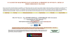 Desktop Screenshot of mexicofideicomiso.taxmeless.com